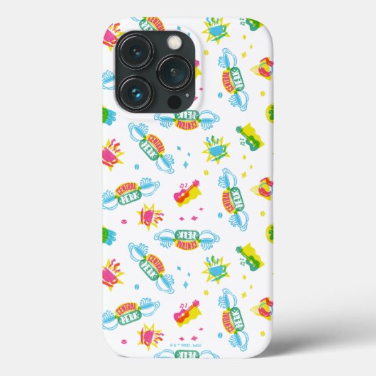 Coques Case-Mate iPhone FRIENDS™ | Motif Néon Central Perk (Verso)