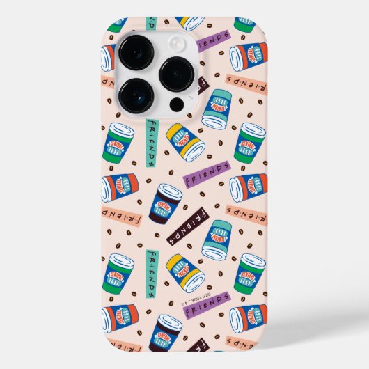 Coques Case-Mate iPhone FRIENDS™ | Motif vibrant de Central Perk (Verso)