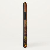 Coques Case-Mate iPhone frise florale victorienne élégante fleur Art nouve (Dos/Droite)