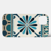 Coques Case-Mate iPhone Frise Indigo II non embellie (Verso (horizontal))