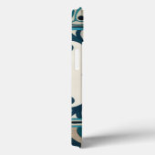 Coques Case-Mate iPhone Frise Indigo II non embellie (Verso / Droite)