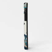 Coques Case-Mate iPhone Frise Non-Embellie II d'indigo (Dos/Gauche)