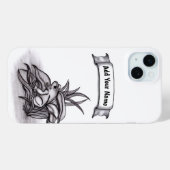 Coques Case-Mate iPhone Froggy, Ajoutez Votre Nom (Verso (horizontal))