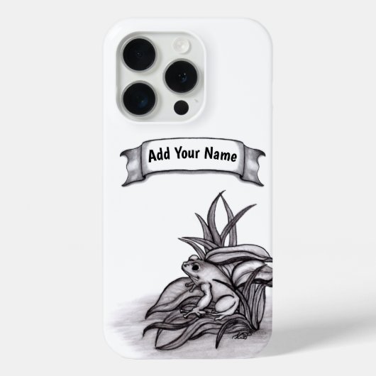 Coques Case-Mate iPhone Froggy, Ajoutez Votre Nom (Verso)