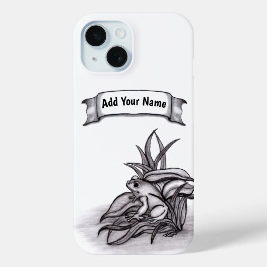 Coques Case-Mate iPhone Froggy, Ajoutez Votre Nom (Verso)