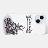 Coques Case-Mate iPhone Froggy, Ajoutez Votre Nom (Verso (horizontal))