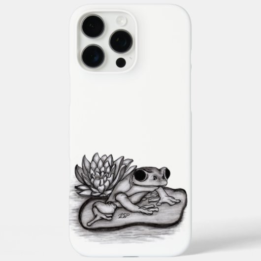 Coques Case-Mate iPhone Froggy avec Lotus Flower (Verso)