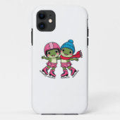 Coques Case-Mate iPhone Frogs Patinage sur glace (Dos)