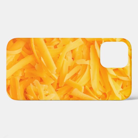 Coques Case-Mate iPhone fromage cheddar râpé vue du haut (Verso (horizontal))