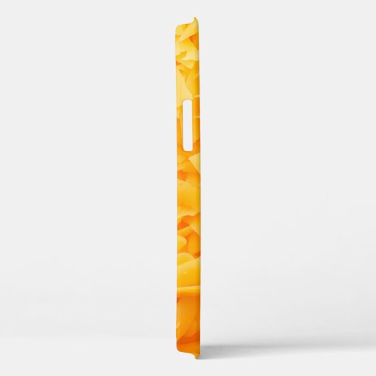Coques Case-Mate iPhone fromage cheddar râpé vue du haut (Verso / Droite)