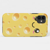Coques Case-Mate iPhone Fromage heureux mignon de Kawaii (Dos (Horizontal))
