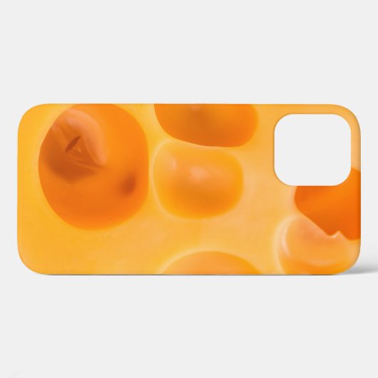 Coques Case-Mate iPhone Fromage isolé. (Verso (horizontal))