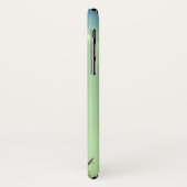 Coques Case-Mate iPhone frondes vertes feuille lune phases ciel nocturne (Dos/Gauche)