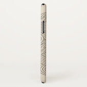 Coques Case-Mate iPhone Frontière abstraite (Dos/Droite)