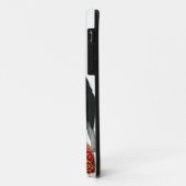 Coques Case-Mate iPhone Frontière Chiens de Collie avec des ornements roug (Dos/Gauche)