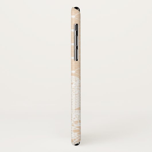 Coques Case-Mate iPhone Frontière de dentelle (Dos/Gauche)