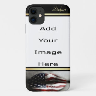 Case-Mate iPhone Case Frontière des lèvres du drapeau américain