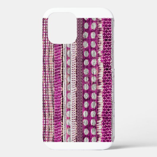 Coques Case-Mate iPhone Frontière ethnique de Fuchsia Abstraite (Verso)