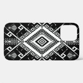 Coques Case-Mate iPhone Frontière indienne géométrique ethnique, abstraite (Verso (horizontal))