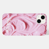 Coques Case-Mate iPhone Frosting Cupcake rose Personnalisé (Verso (horizontal))