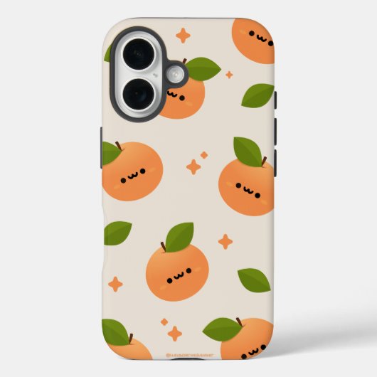 Coques Case-Mate iPhone Fruit aux agrumes d'orange (Verso)
