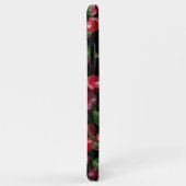 Coques Case-Mate iPhone Fruit cerise sur noir (Dos/Droite)