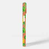 Coques Case-Mate iPhone Fruit citron motif jaune pêche rose (Verso / Droite)