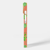 Coques Case-Mate iPhone Fruit citron motif jaune pêche rose (Verso / Gauche)