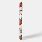 Coques Case-Mate iPhone Fruit de dragon rouge sur blanc (Verso / Droite)