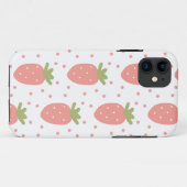 Coques Case-Mate iPhone fruit, fraise, image arrière - plan (Dos (Horizontal))