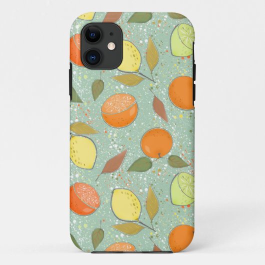 Coques Case-Mate iPhone Fruit motif aux citrons, oranges (Dos)