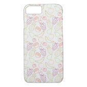 Coques Case-Mate iPhone Fruit motif transparent | motif de surface de frui (Dos)