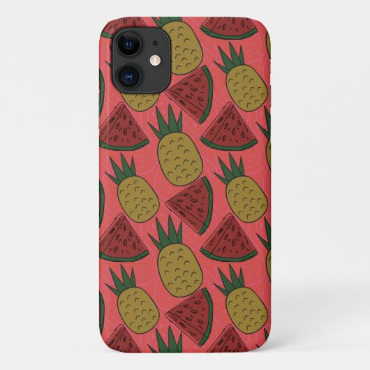 Coques Case-Mate iPhone Fruit motif transparent | motif de surface de frui (Dos)