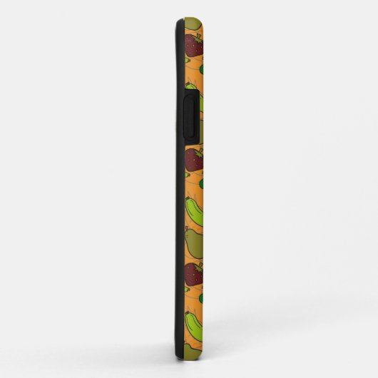 Coques Case-Mate iPhone Fruit motif transparent | motif de surface de frui (Dos/Droite)