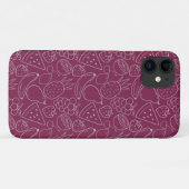 Coques Case-Mate iPhone Fruit motif transparent | motif de surface de frui (Dos (Horizontal))