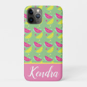 Coques Case-Mate iPhone Fruit pastèque d'été Mélange Confetti rose jaune (Dos)