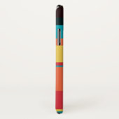 Coques Case-Mate iPhone Fruit Tropical Tonal Stripes (Dos/Droite)