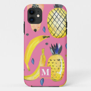 Case-Mate iPhone Case Fruité mignonne et colorée Banana Papaya & ananas