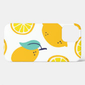 Coques Case-Mate iPhone Fruits citrons sans couture motif (Verso (horizontal))
