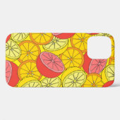 Coques Case-Mate iPhone Fruits d'agrumes Motif transparent (Verso (horizontal))