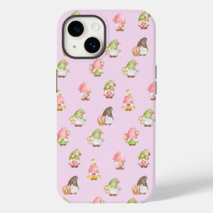Coque Pour iPhone 14 Fruits de fraises mignonnes Gnomes scandinaves