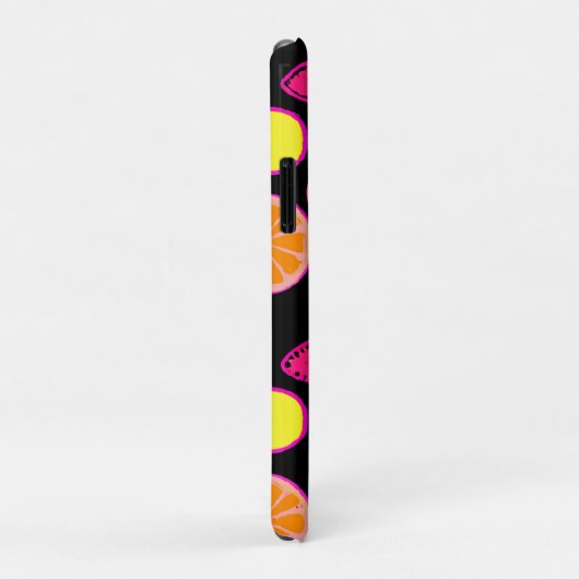 Coques Case-Mate iPhone Fruits de Neon Vibrants (Dos/Droite)