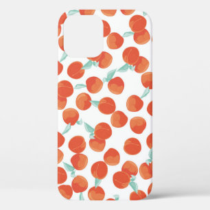 Case-Mate iPhone Case Fruits de pêche, motif d'été.