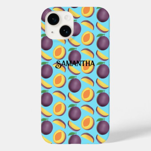 Coques Case-Mate iPhone Fruits de prune (Verso)