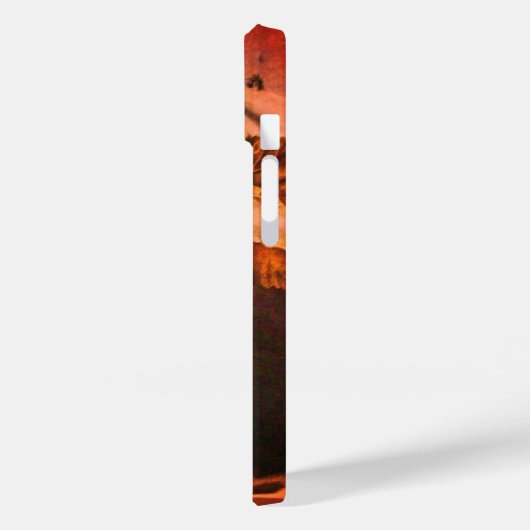 Coques Case-Mate iPhone FRUITS DE SAISON -PROSPÉRITÉ jaune rouge brun (Verso / Gauche)