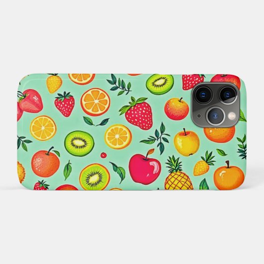 Coques Case-Mate iPhone Fruits d'été Conception transparente (Dos (Horizontal))