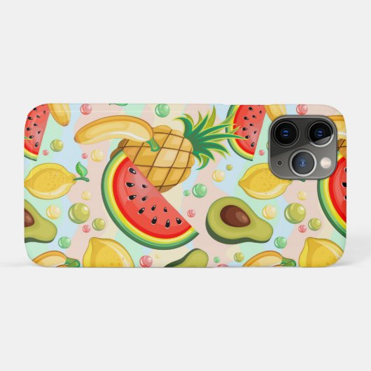 Coques Case-Mate iPhone Fruits d'été frais Motif (Dos (Horizontal))