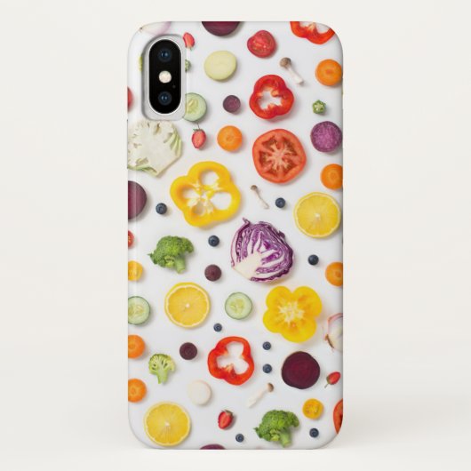 Coques Case-Mate iPhone Fruits et légumes (Dos)