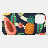 Coques Case-Mate iPhone Fruits Exotiques Abstraits : Texturés sans joint (Verso (horizontal))