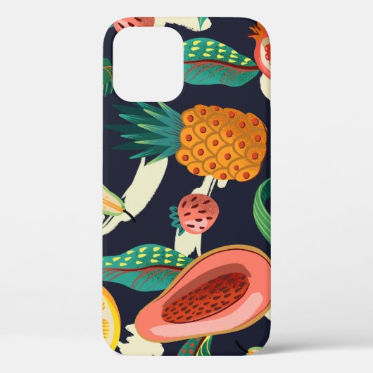 Coques Case-Mate iPhone Fruits Exotiques Abstraits : Texturés sans joint (Verso)